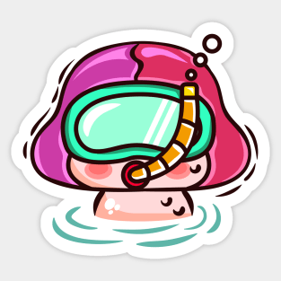 Take A Dip Sticker